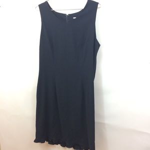 Amanda Smith black fitted simple dress, Sz 10